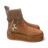 Stivaletto beatles donna Gioplus Rosita suede brown 