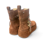 Stivaletto beatles donna Gioplus Rosita suede brown 