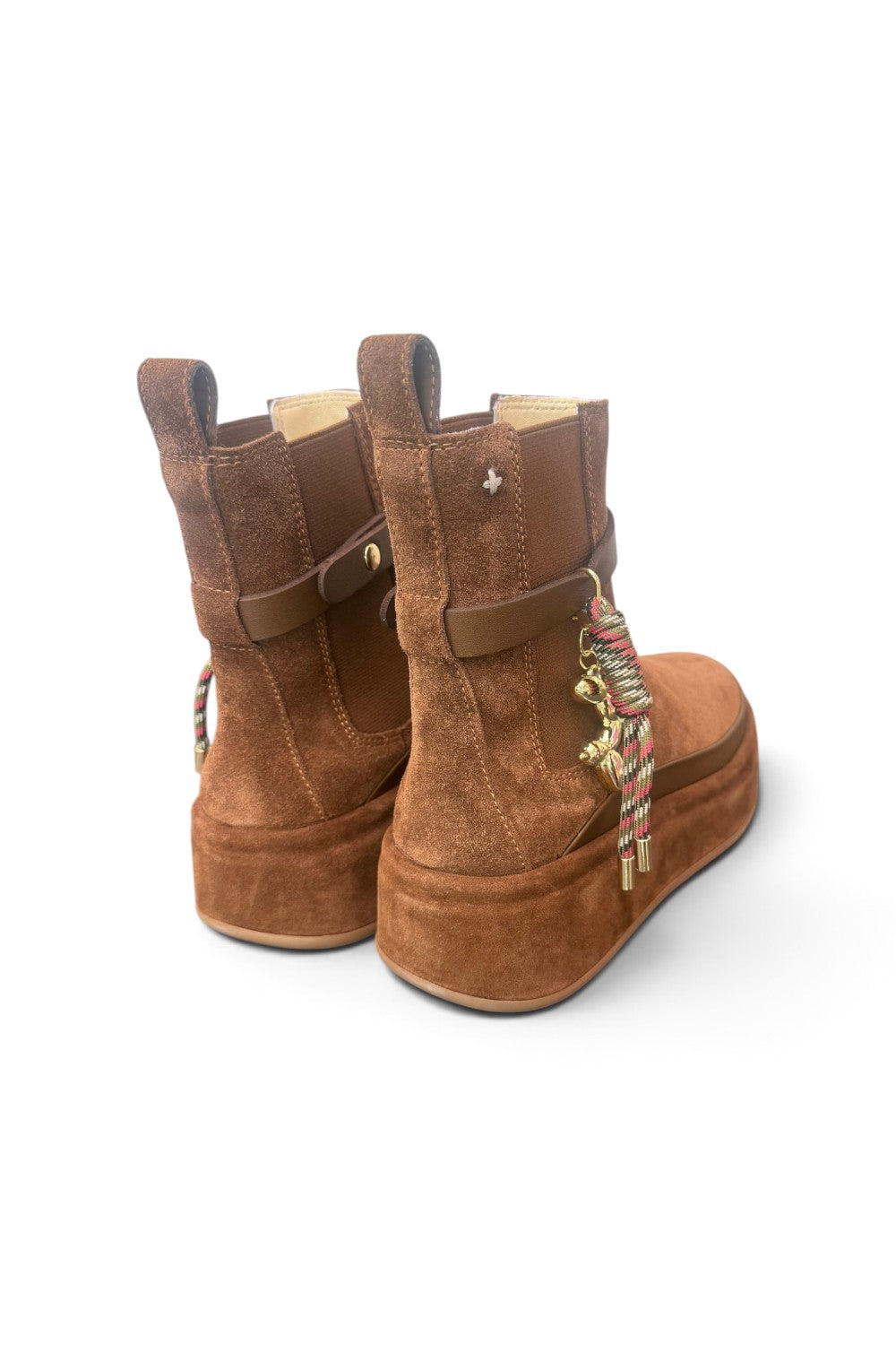 Stivaletto beatles donna Gioplus Rosita suede brown 