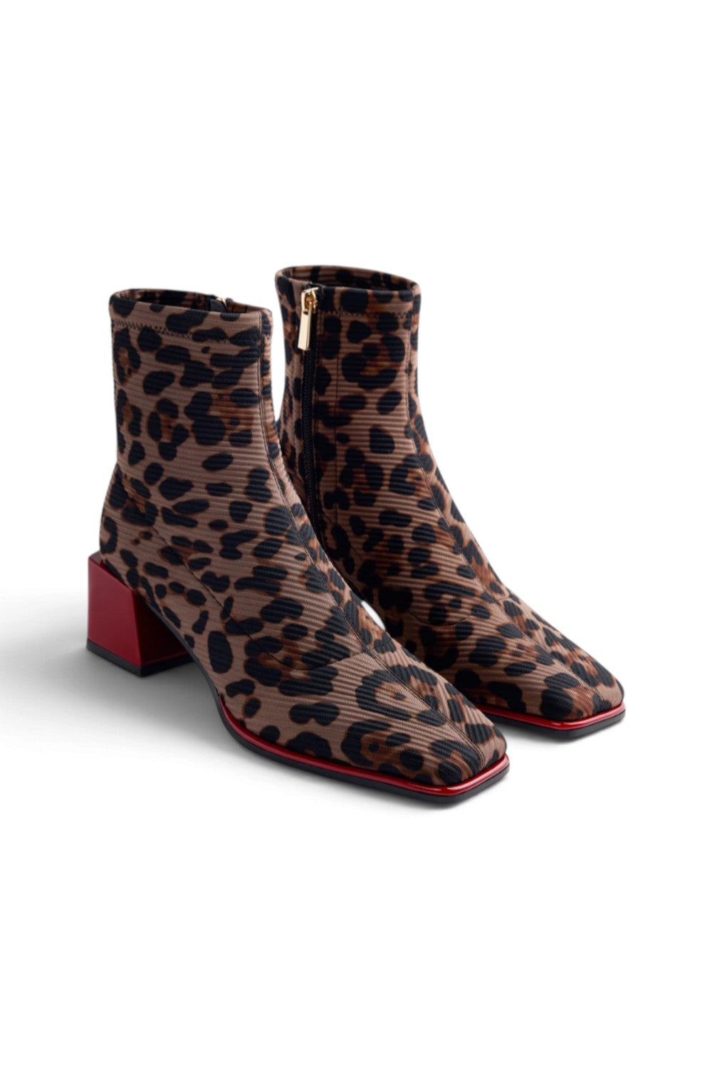 Stivaletto stretch Gioseppo leopardato beige 