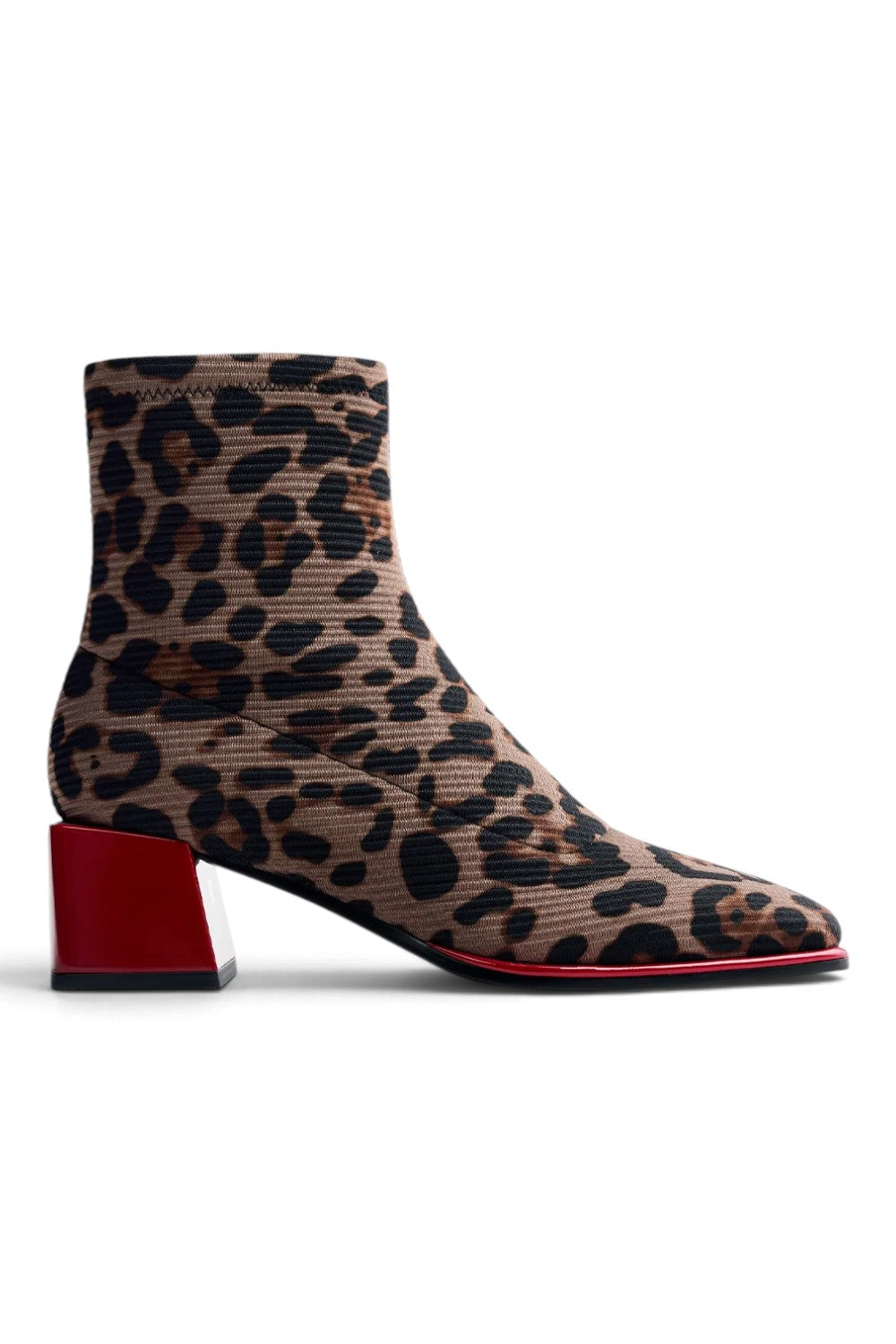 Stivaletto stretch Gioseppo leopardato beige 