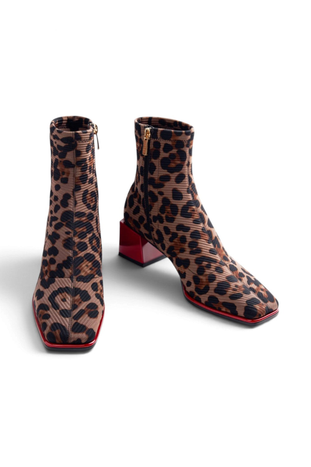 Stivaletto stretch Gioseppo leopardato beige 