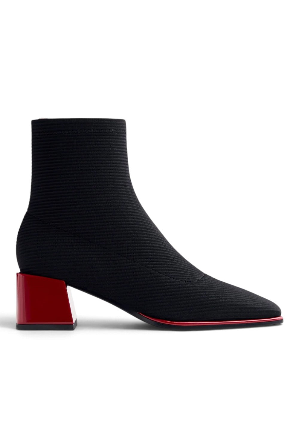 Stivaletto stretch Gioseppo nero rosso 
