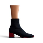 Stivaletto stretch Gioseppo nero rosso 