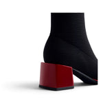 Stivaletto stretch Gioseppo nero rosso 
