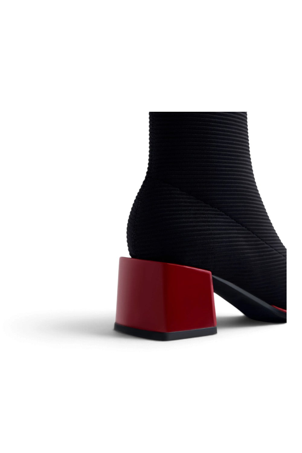 Stivaletto stretch Gioseppo nero rosso 