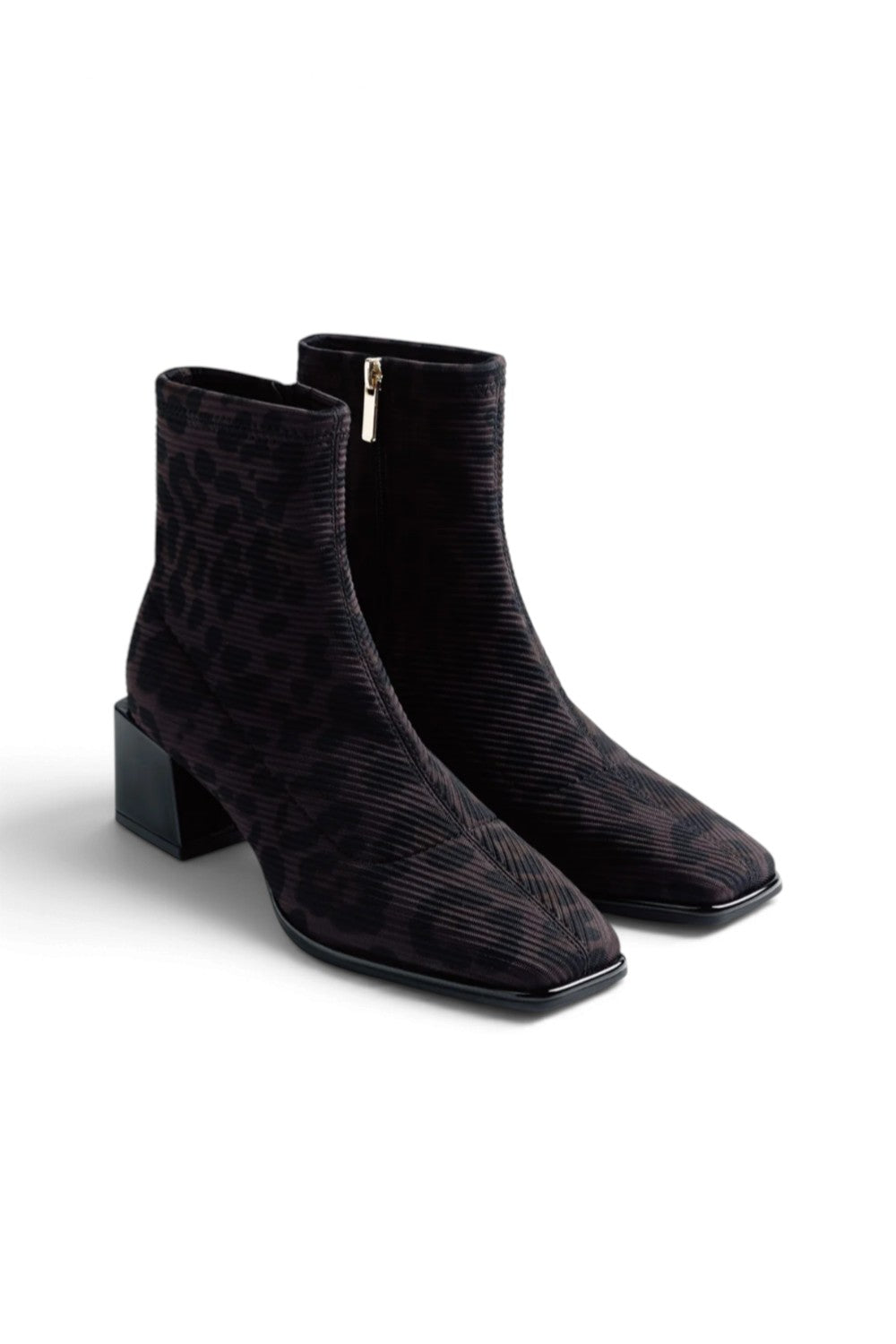 Stivaletto stretch Gioseppo leopardato marrone 