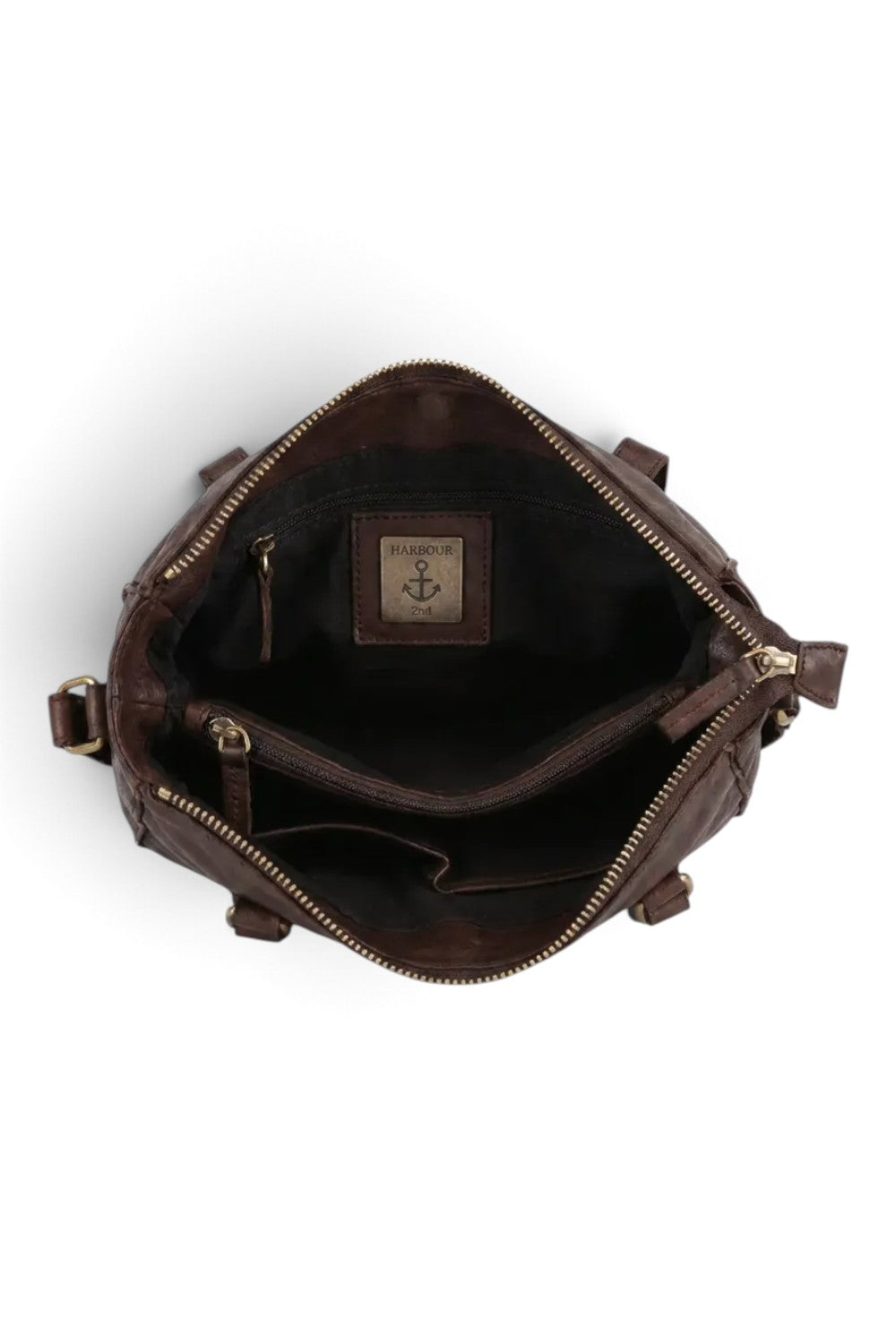 Borsa mattoncino Tiani chocolate Harbour 2nd<BR/> 