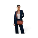 Borsa mattoncino Tiani chocolate Harbour 2nd<BR/> 