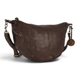 Borsa 1/2 luna Alva grande Chocolate Harbour Smilla<BR/> 