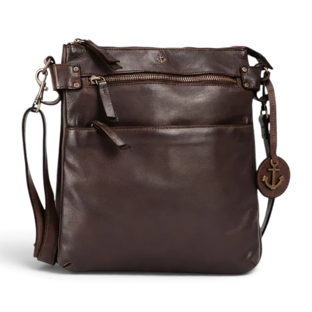 Borsa piatta Zora-2 Chocolate Harbour 2nd<BR/> 