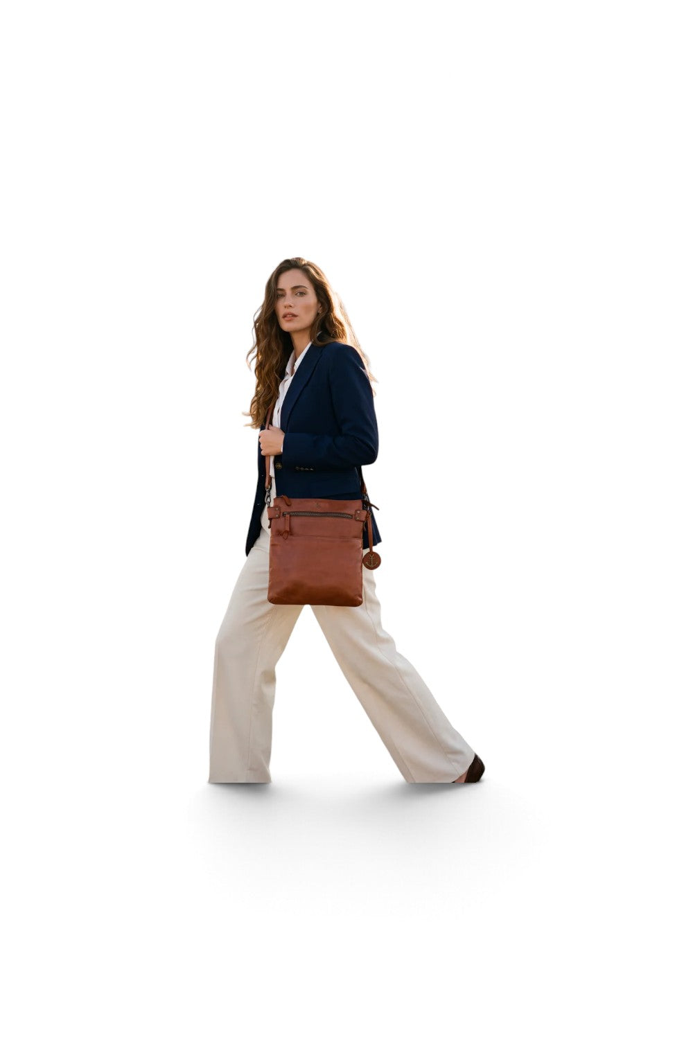 Borsa piatta Zora-2 Chocolate Harbour 2nd<BR/> 