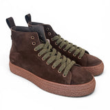 Polacco kebo zip suede testa di moro 