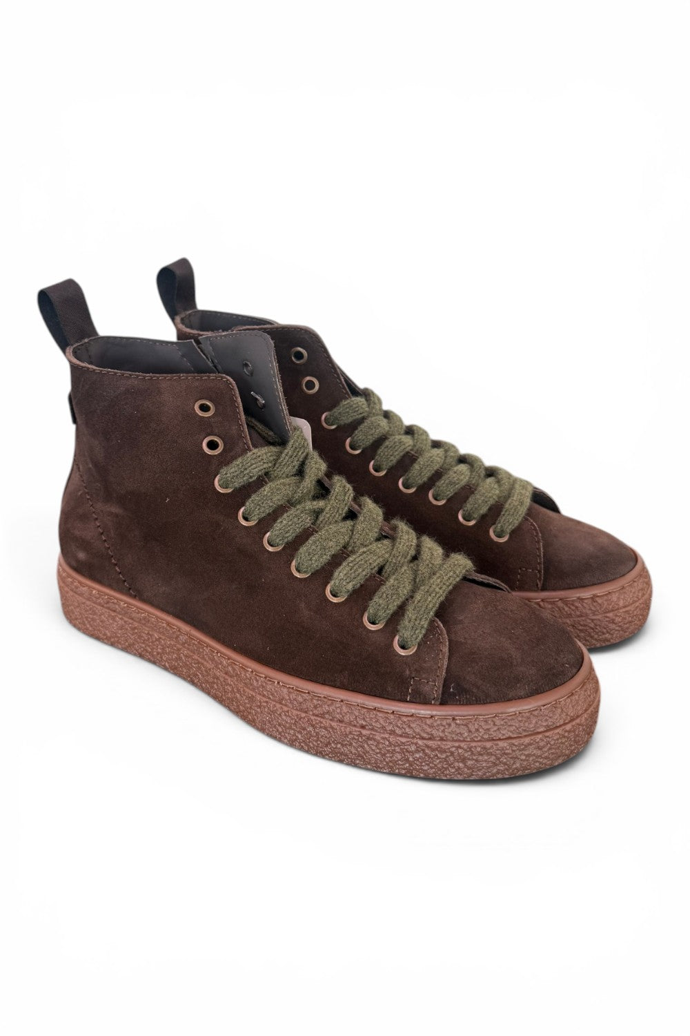 Polacco kebo zip suede testa di moro 