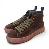 Polacco kebo zip suede testa di moro 