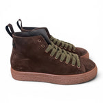 Polacco kebo zip suede testa di moro 