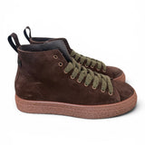 Polacco kebo zip suede testa di moro 