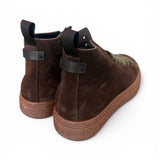 Polacco kebo zip suede testa di moro 