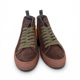 Polacco kebo zip suede testa di moro 