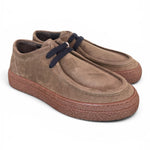 Allacciato ingegnere kebo suede taupe 