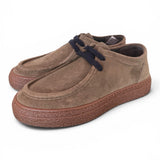 Allacciato ingegnere kebo suede taupe 