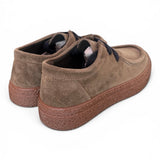 Allacciato ingegnere kebo suede taupe 