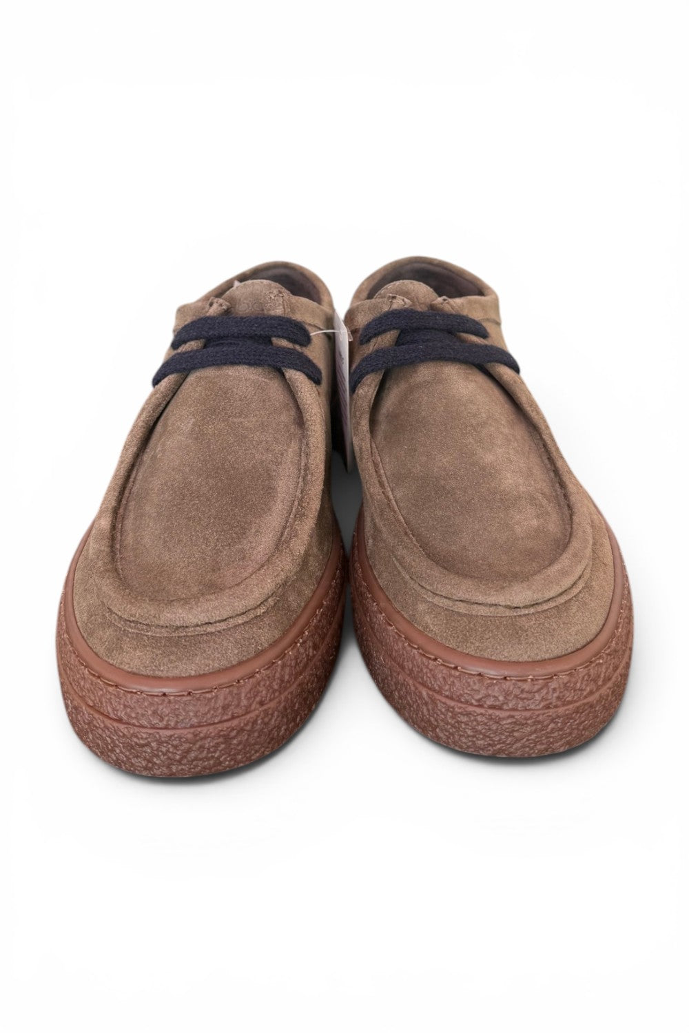 Allacciato ingegnere kebo suede taupe 