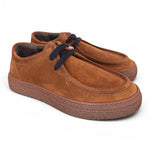 Allacciato ingegnere kebo suede snuff cuoio 