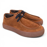Allacciato ingegnere kebo suede snuff cuoio 