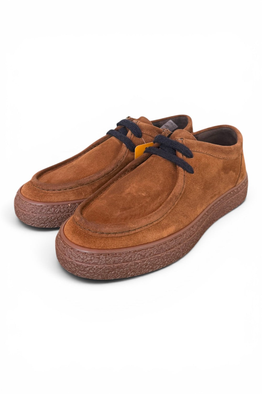 Allacciato ingegnere kebo suede snuff cuoio 