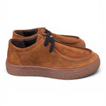 Allacciato ingegnere kebo suede snuff cuoio 
