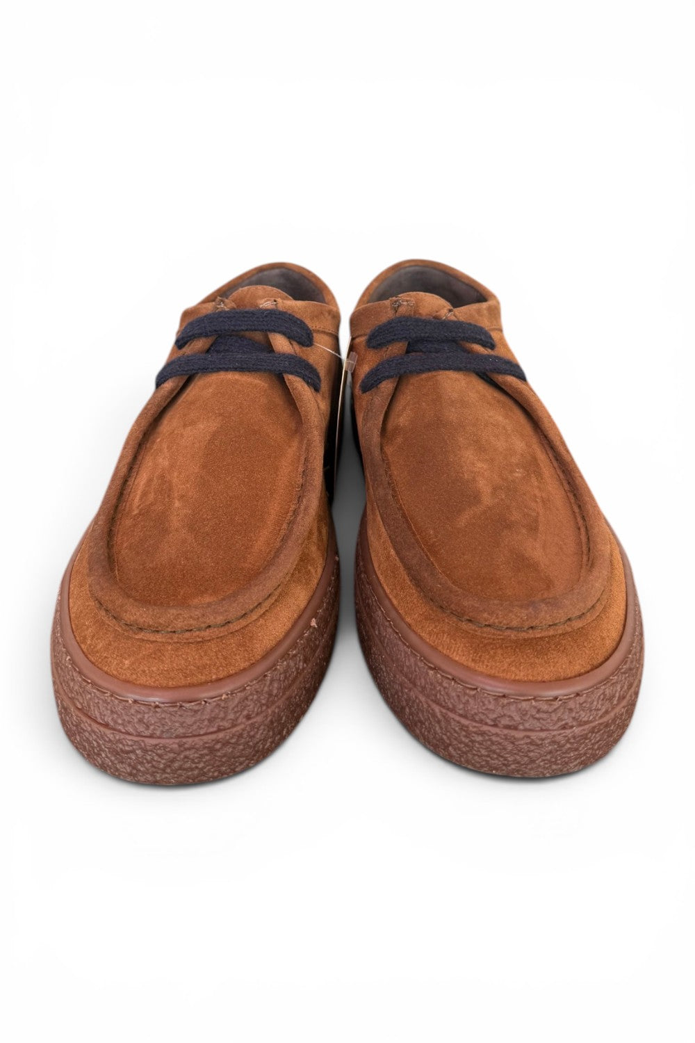 Allacciato ingegnere kebo suede snuff cuoio 