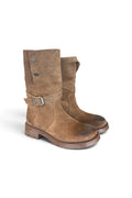 Biker 3/4 suede tortora Lara Manni