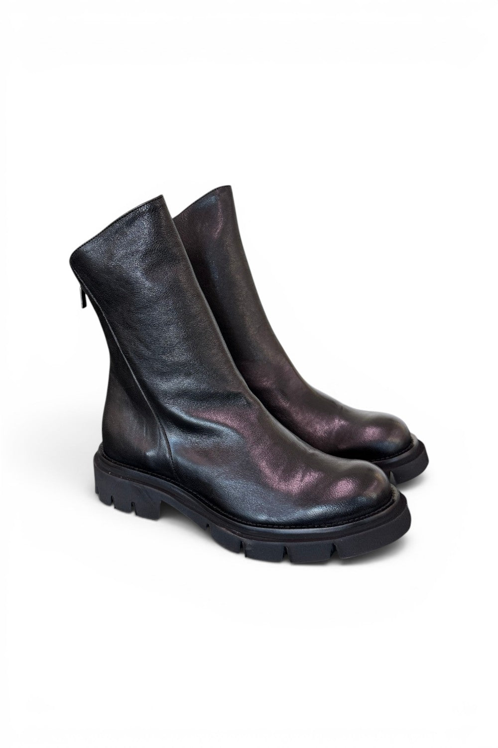 Stivaletto pelle nera Les Tulipes 