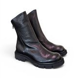 Stivaletto pelle nera Les Tulipes 