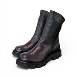 Stivaletto pelle nera Les Tulipes 