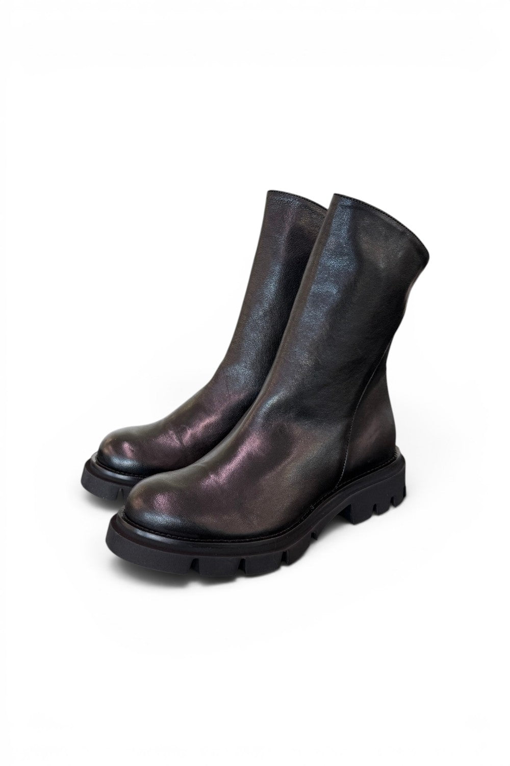 Stivaletto pelle nera Les Tulipes 