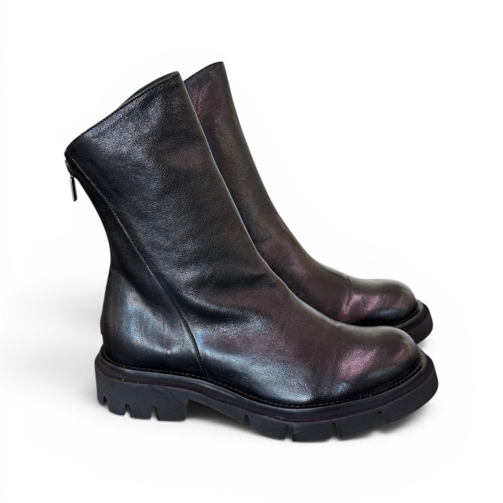 Stivaletto pelle nera Les Tulipes 