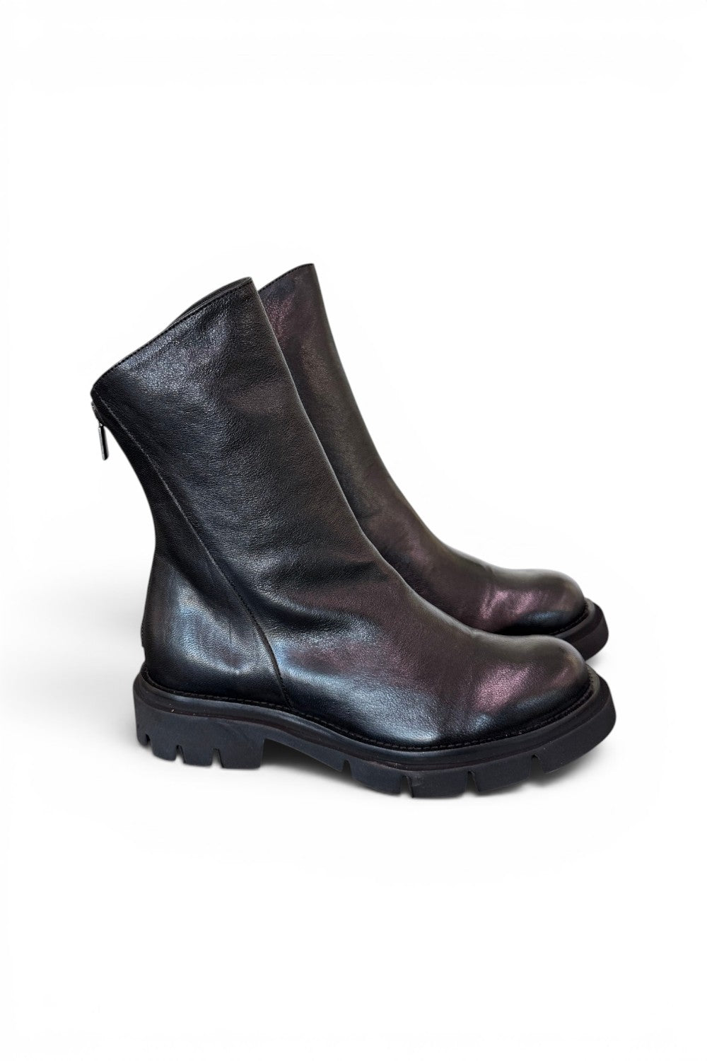 Stivaletto pelle nera Les Tulipes 