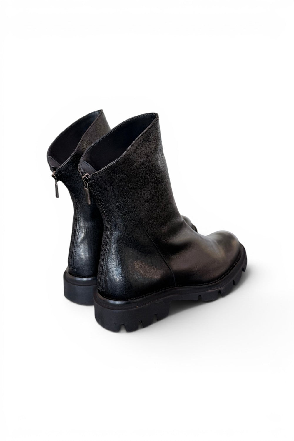 Stivaletto pelle nera Les Tulipes 
