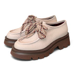 Allacciato ingegnere donna pelle latte suola XL 