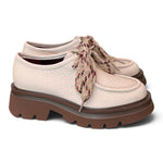 Allacciato ingegnere donna pelle latte suola XL 