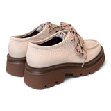 Allacciato ingegnere donna pelle latte suola XL 