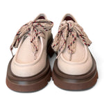 Allacciato ingegnere donna pelle latte suola XL 