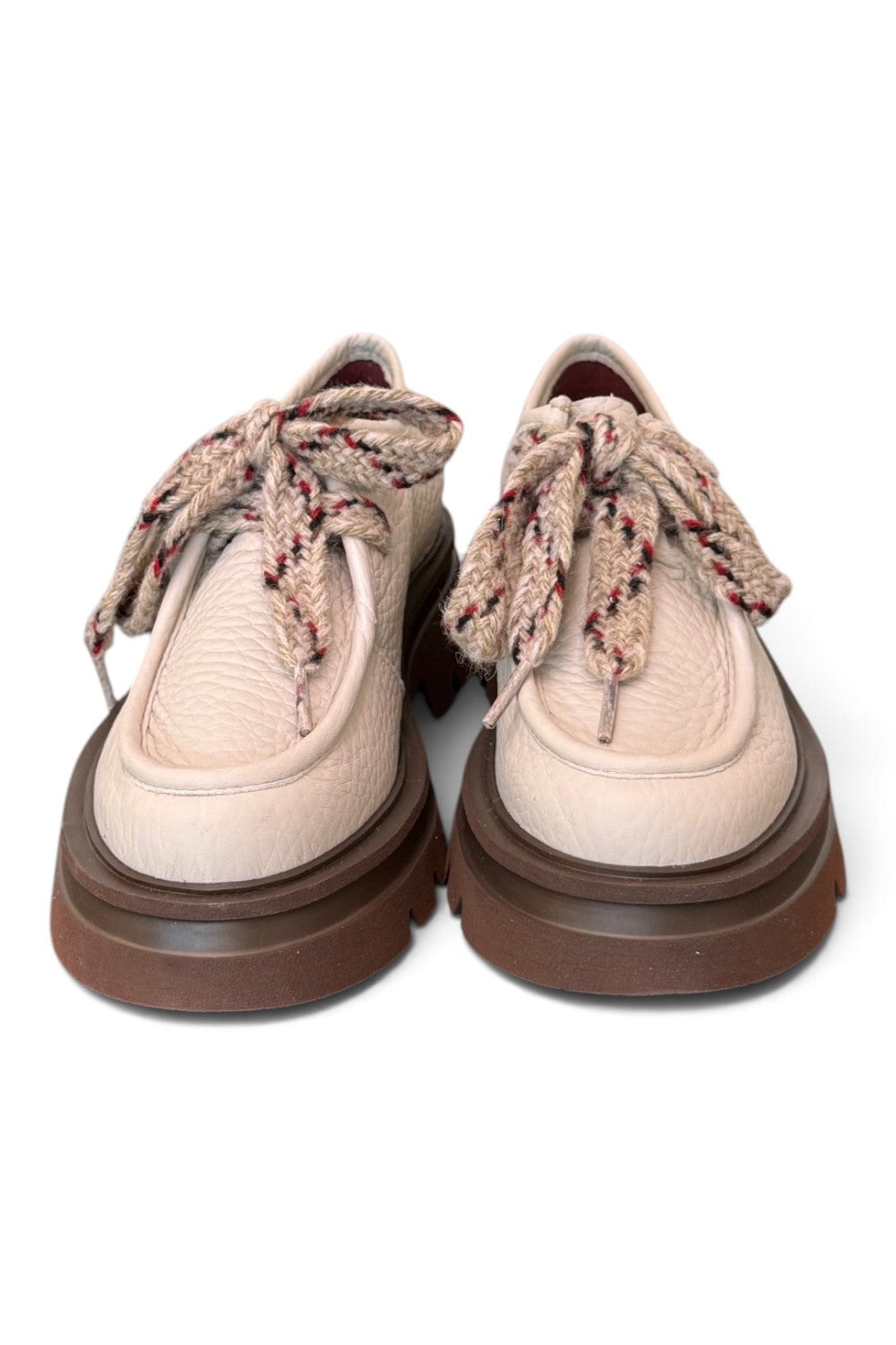 Allacciato ingegnere donna pelle latte suola XL 