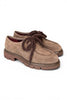 Allacciato ingegnere donna in suede taupe Lorenzo Mari