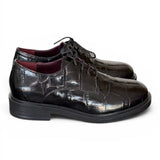 Allacciato donna in cocco nero Lorenzo Mari<BR/> 
