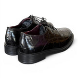 Allacciato donna in cocco nero Lorenzo Mari<BR/> 
