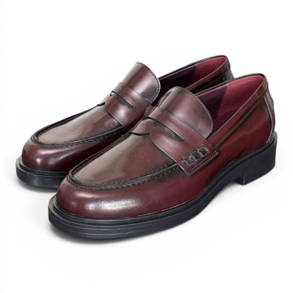 Mocassino donna burgundy Lorenzo Mari<BR/> 
