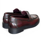 Mocassino donna burgundy Lorenzo Mari<BR/> 